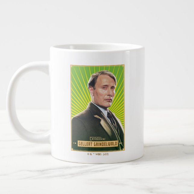 Gellert Grindelwald Character Graphic Jumbo-Tasse (Links)