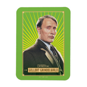 Gellert Grindelwald Character Graphic Magnet