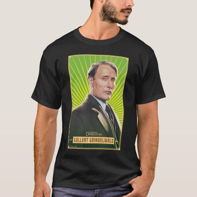 Gellert Grindelwald Character Graphic T-Shirt (Vorderseite)