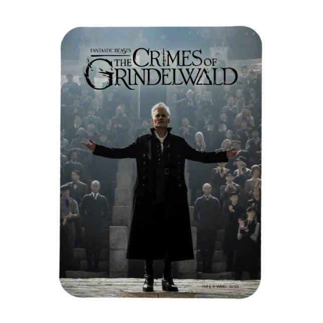 GELLERT GRINDELWALD™'s Speech Foto Magnet (Vertikal)
