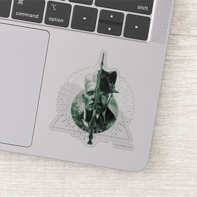 GELLERT GRINDELWALD™ Versus Dumbledor Aufkleber (Detail)