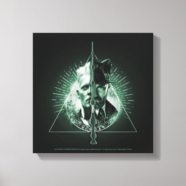 GELLERT GRINDELWALD™ Versus Dumbledor Leinwanddruck (Vorderseite)