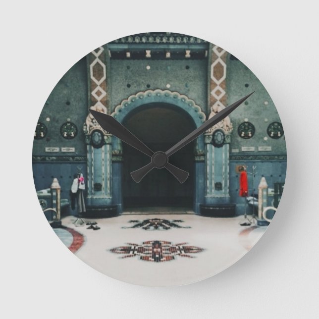 Gellért Thermal Bath - Budapest - Ungarn Runde Wanduhr (Vorderseite)