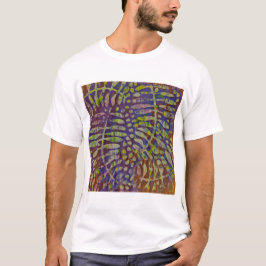 Gelli Print Stift Abstrakte Kunst T-Shirt