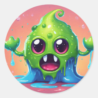 Gelly Bliss Stickers: Süße deine Welt! Runder Aufkleber