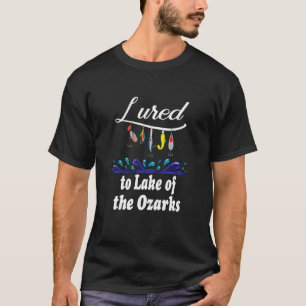 Gelocht zum Lake of the Ozarks Angeln Fischer T-Shirt