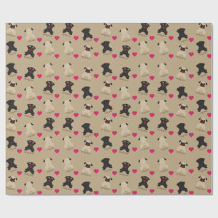 Gelockte Schwänze, Squishy Geschenkpapier