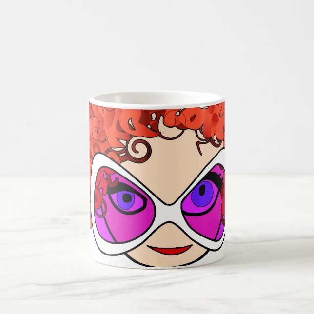 Gelockte Sue Kaffeetasse (Mittel)