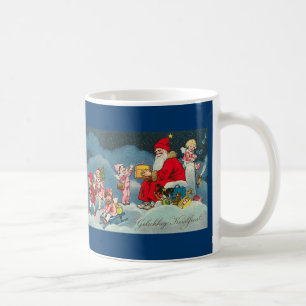 "Gelukkig Kerstfeest" Vintage niederländische Kaffeetasse