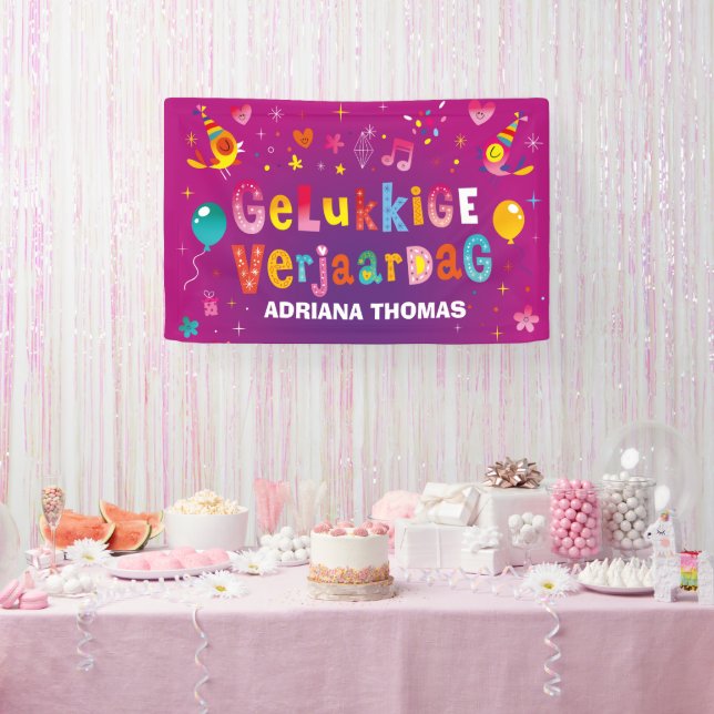 Gelukkige verjaardag banner (Party)