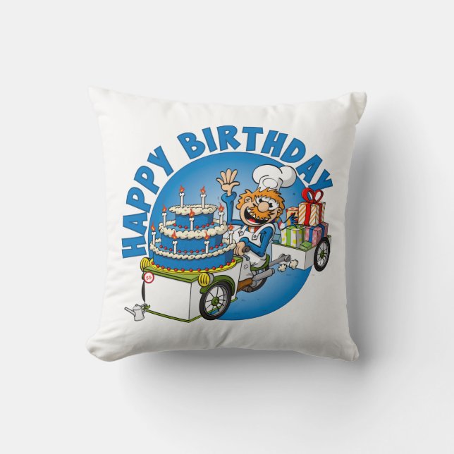 Gelukkige verjaardag kissen (Vorderseite)