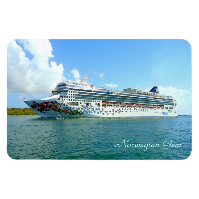 Gem an der Weltraumküste Magnet (Horizontal)