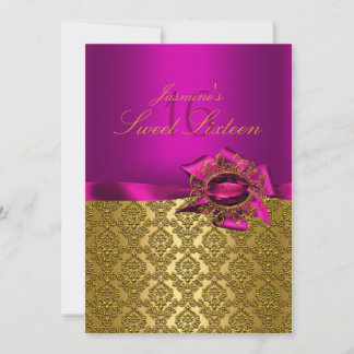 Gem & Bow | Rosa Sweet 16 Einladung