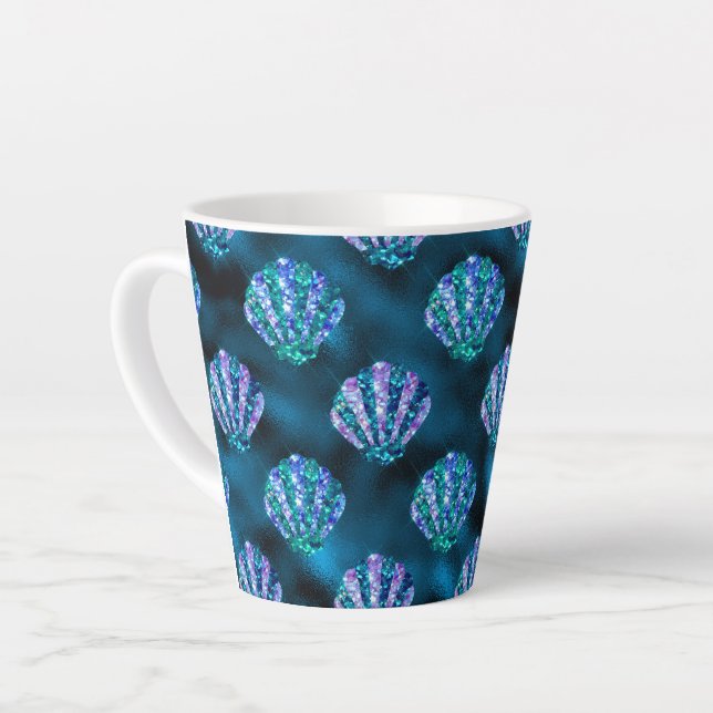 Gem Muscheln Latte Tasse (Linke Ecke)