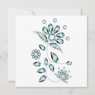 Gem Stone Gold Filigree Flachkarten