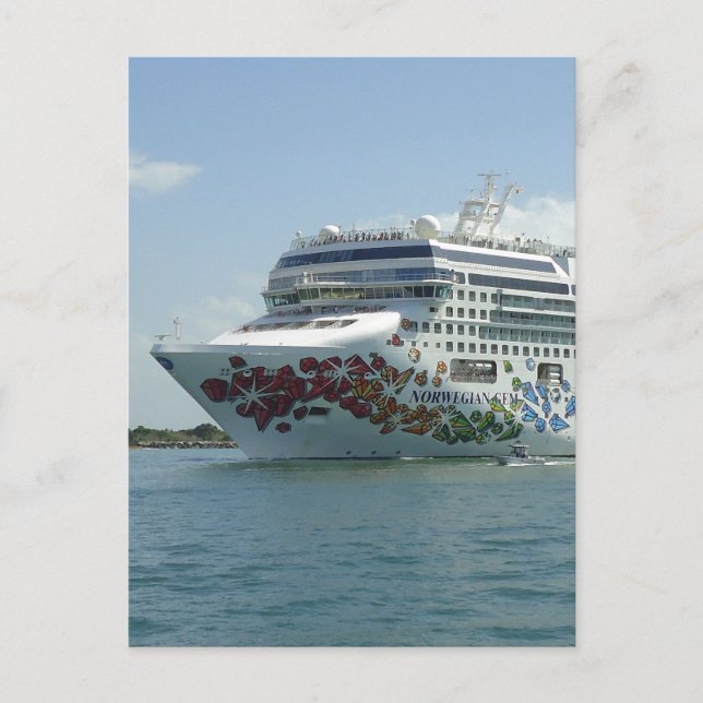 Gem Studded Bow Postkarte (Vorderseite)