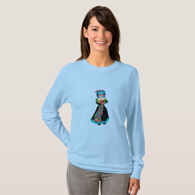 Gema-Skelett  T-Shirt (Vorne ganz)