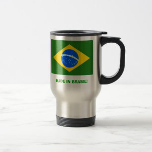 GEMACHT BRASILIENin der stahlreise-TASSE! Reisebecher