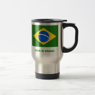 GEMACHT BRASILIENin der stahlreise-TASSE! Reisebecher
