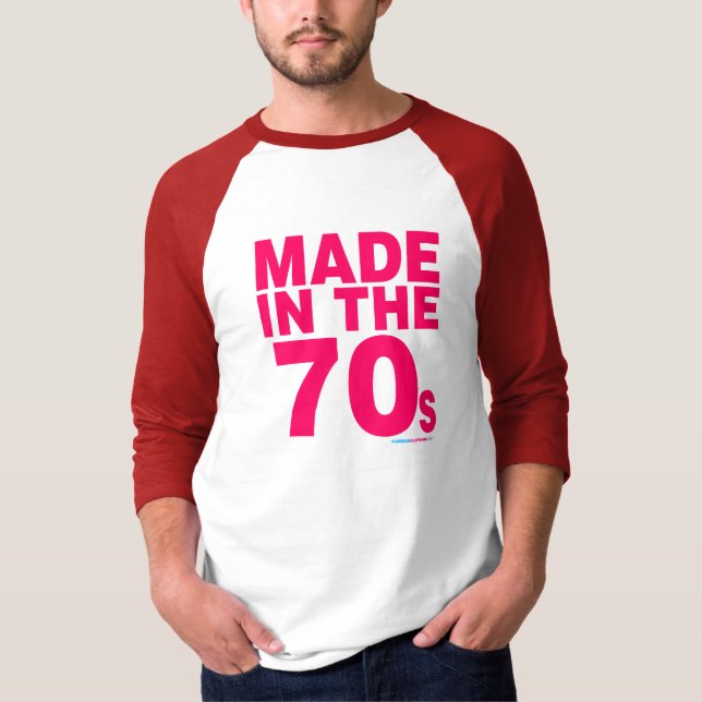 Gemacht im 70er T-Shirt (Vorderseite)