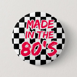 Gemacht im 80er button