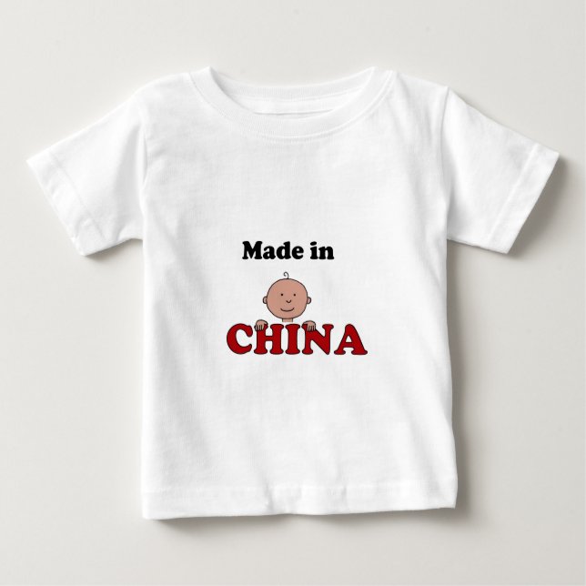 gemacht im China-Säuglings-T - Shirt (Vorderseite)