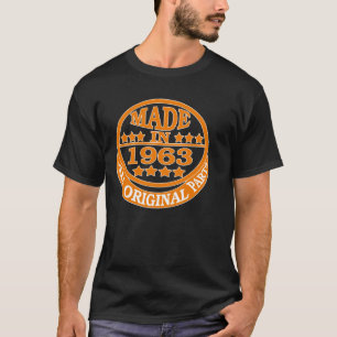 Gemacht im Jahre 1963 alle Vorlagenteile T-Shirt