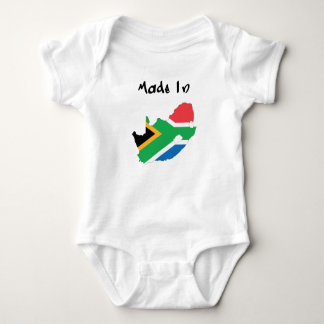 Gemacht im Südafrika-Babybodysuit Baby Strampler