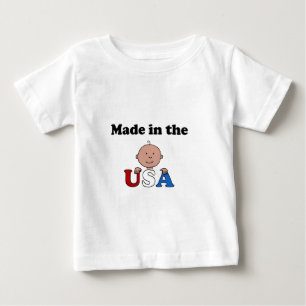gemacht im T - Shirt der USA-Kinder