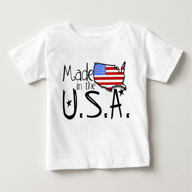 Gemacht im USA-Shirt Baby T-shirt (Vorderseite)