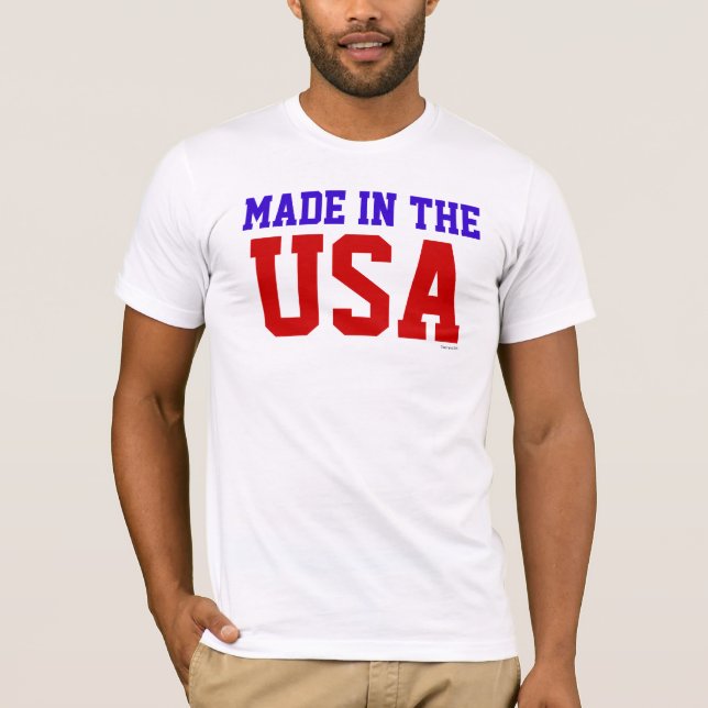 Gemacht im USA-T - Shirt (Vorderseite)