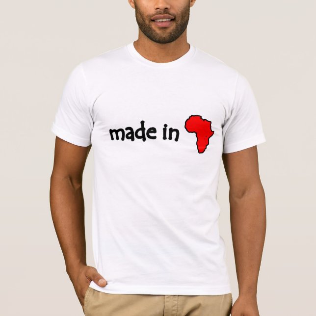 Gemacht in Afrika T-Shirt (Vorderseite)