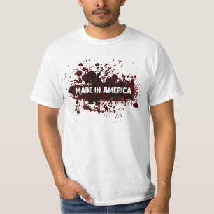 Gemacht in Amerika - Blutfleck T-Shirt