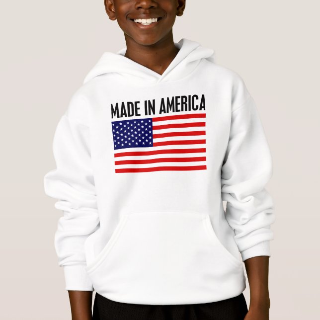 Gemacht in Amerika Hoodie (Vorderseite)