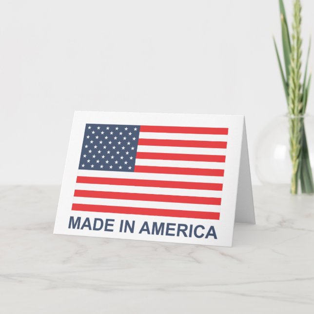Gemacht in Amerika Karte (Vorderseite)