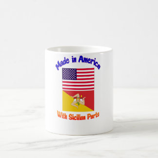 Gemacht in Amerika mit der sizilianischen Tasse