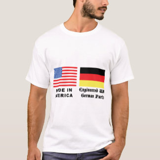 Gemacht in Amerika mit deutschen Teilen T-Shirt