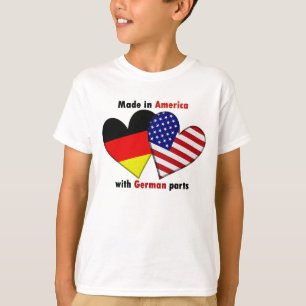 gemacht in Amerika mit deutschen Teilen T-Shirt