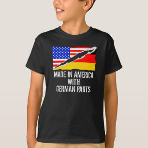 Gemacht in Amerika mit deutschen Teilen T-Shirt