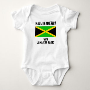 Gemacht in Amerika mit jamaikanischen Teilen Baby Strampler