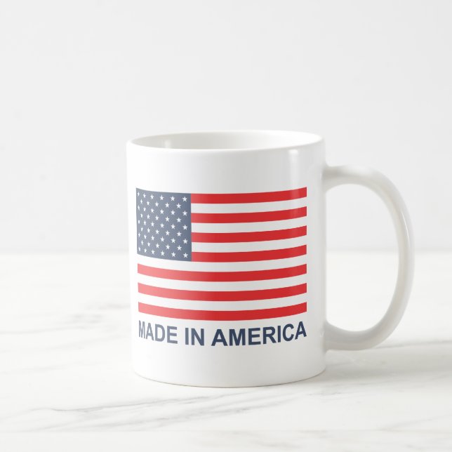 Gemacht in Amerika Tasse (Rechts)