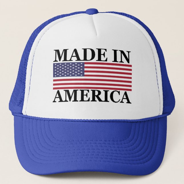 GEMACHT IN AMERIKA TRUCKERKAPPE (Vorderseite)