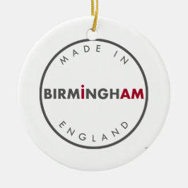 Gemacht in Birmingham-Verzierung Keramik Ornament