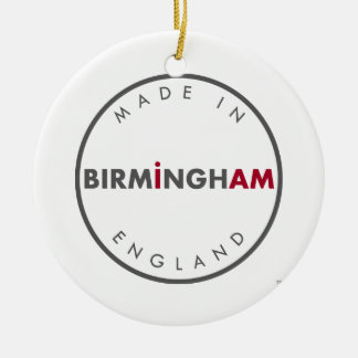 Gemacht in Birmingham-Verzierung Keramik Ornament