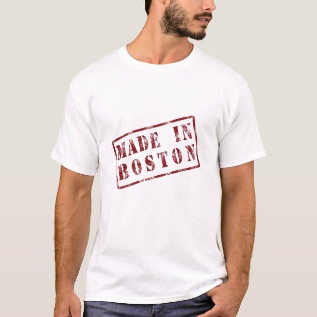 Gemacht in Boston T-Shirt (Vorderseite)