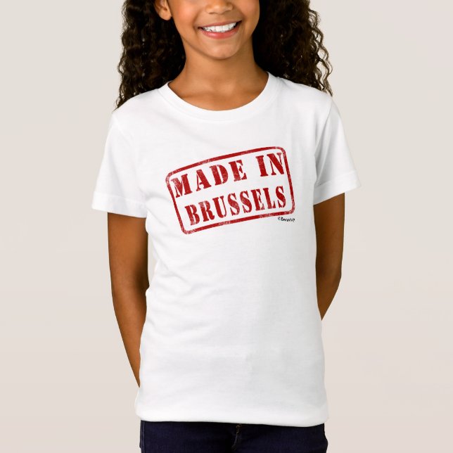 Gemacht in Brüssel T-Shirt (Vorderseite)