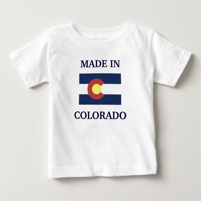 GEMACHT IN COLORADO Baby Shirt (Vorderseite)