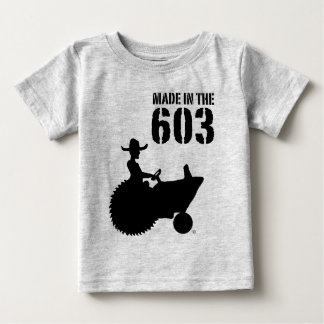 Gemacht in den 603 baby t-shirt
