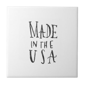 Gemacht in den USA Fliese