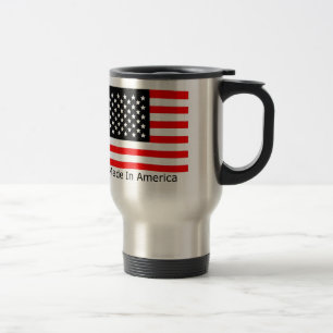 Gemacht in der Amerika-Kaffeetasse Reisebecher